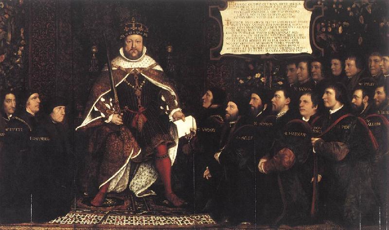 HOLBEIN, Hans the Younger Henry VIII and the Barber Surgeons sf oil painting image